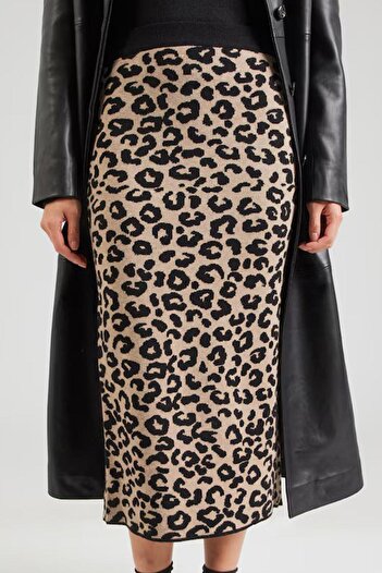 ONLY Onlibi Jq Skirt Cc Knt Knitwear Knitted Skirt