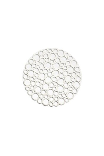 SHOPIENS Sink protection mat Shopiens®, plastic, Ø 30 x H 0.3 cm, beige