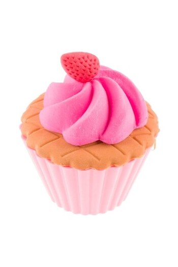 SHOPIENS Sharpener with Integrated Eraser in Cupcake Shape, Pink
