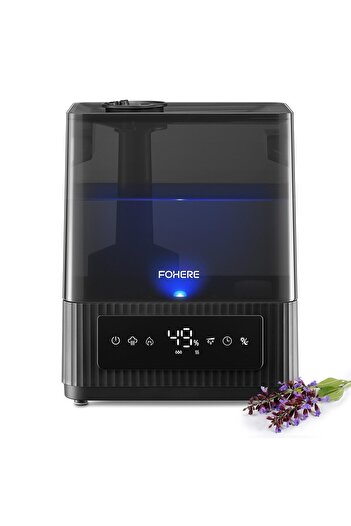 FOHERE 6L Warm and Cool Mist Humidifier for Home, Top-Fill Ultrasonic Humidifier for Plants, Babies,