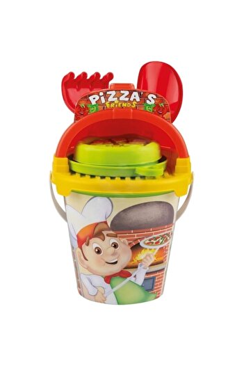 Androni Set jucarii nisip - Pizza, 5 accesorii