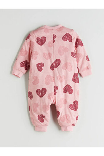 LC Waikiki 1 Tog Crew Neck Long Sleeve Baby Girl Romper