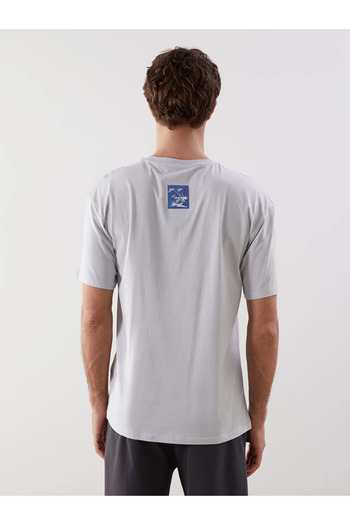 LC Waikiki Crew Neck Short Sleeve Printed Combed Cotton Men's T-Shirt