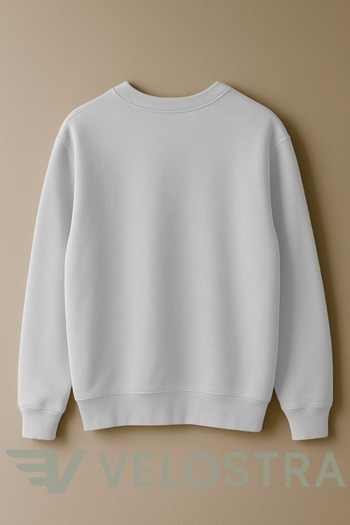 Velostra Unisex Milano 96 Printed 3 Thread Inside Ribbed Crew Neck Sweatshirt