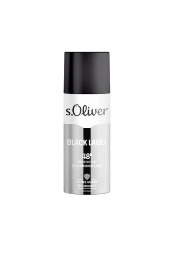 S. OLİVER S. Oliver, Black Label, Hydrating 48H, Deodorant Spray, For Men, 150 ml