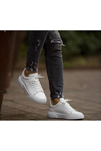 Thebomb Men's Genuine Leather Color Sneaker Shoes