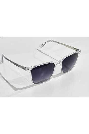 PROOCHI GLASSES نظارة شمسية مميزة باطار ابيض من بروتشي