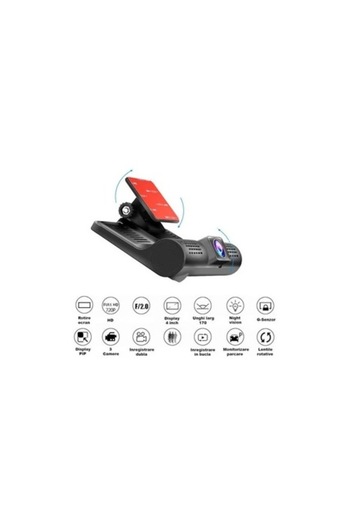 OEM Dual car camera front and interior, 4-inch touchscreen, Full-HD 1080p