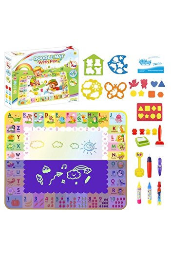 OPTIM STORE INTERNATIONAL Educational Toy, Magic Mat, Fluorescent, 120 x 90 cm, Draw and Paint with Water, +3 Years