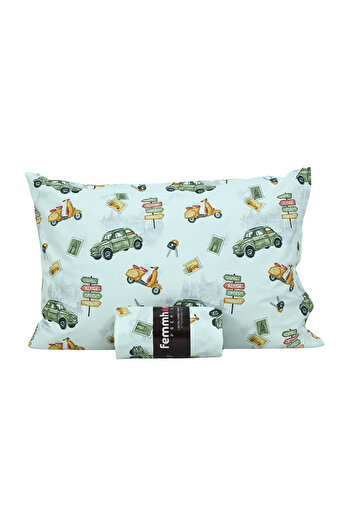 femmhome Fitted Sheet |   100% Cotton |   Premium |   Single Person |   63 Wire Weaving
