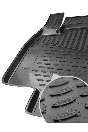 NOVLİNE Car mat set NVFVWBL2009 for Volkswagen Amarok Double Cab (2010-present), black, di