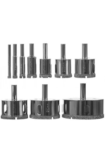 KESNUP Set of 10 diamond drill bits for drilling tiles
