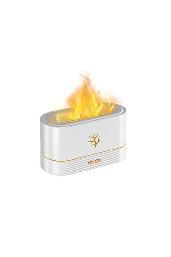 cribeau Room Humidifier, Cribeau, Flame Effect, Ultrasonic Diffuser, 180ml, White