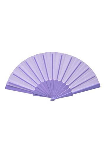SHOPIENS Plastic Fan Shopiens®, Lilac Color, 23 cm