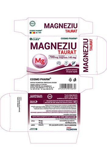 Cosmo Pharm Magneziu Taurat – Magneziu Elemental Pur 140 mg