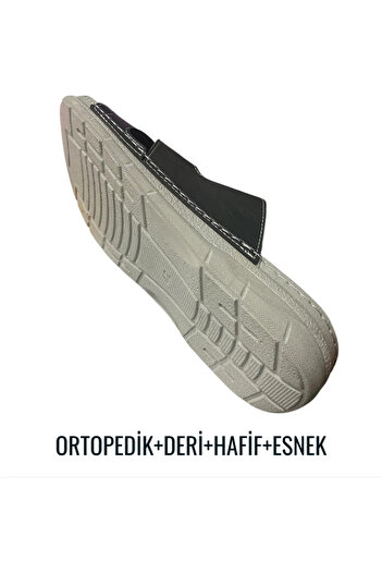 birrbazaar Men's Comfortable Faux Leather Orthopedic Flexible Lightweight Slippers