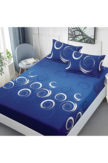 NufJoy Finet Gros Elastic Fitted Sheet Set for Mattress 160x200 cm and 2 Pillowcases 50x70 cm