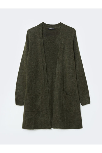 LC Waikiki Lcwaikiki Women's Shawl Collar Knitwear Cardigan