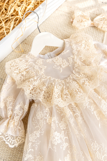 Babymod Lace 4-Piece Baby Girl Mevlüt Dress Set