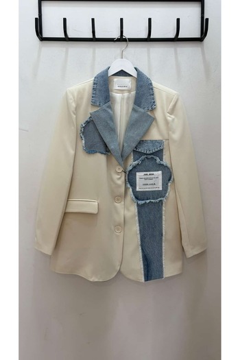 ebruakkolboutique Jean Detaylı Tasarım Blazer