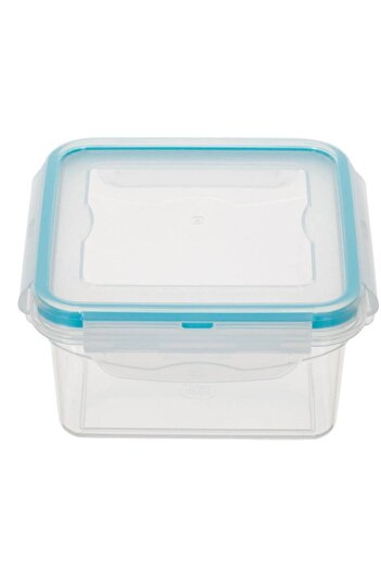 SHOPIENS Shopiens® airtight food storage container, made of transparent plastic, square with lid