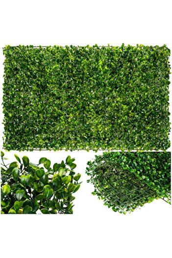 KESNUP Decorative fence with artificial leaves, 40 X 60, Green