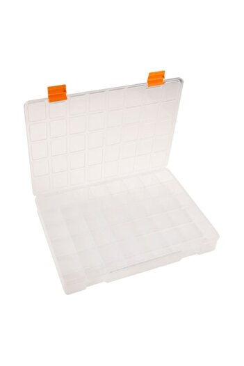 SHOPIENS Plastic Organizer Box with 40 Compartments Shopiens®, 38x28.5x5.5 cm