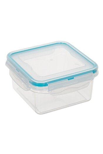 SHOPIENS Shopiens® airtight food storage container, made of transparent plastic, square with lid