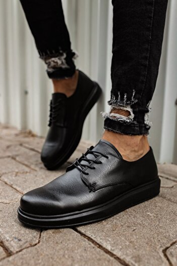 Zerenyus Pelle Premium Classica Men's Shoes Black Skin