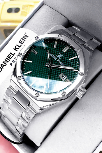 Daniel Klein Original Stainless Steel Band Men Wristwatch Waterproof Silver Color Gift Bracelet Dke2144C2