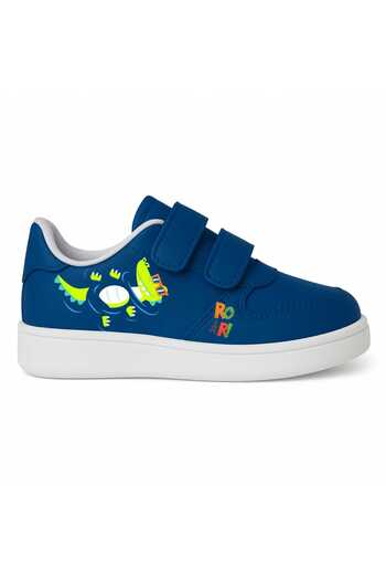 bhk desing Green Crocodile Roar Printed Blue Boys' Sneakers Sneaker