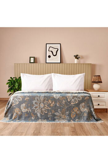 MATMEL Soft Mavera Double Bedspread - Blue - 230X240 cm