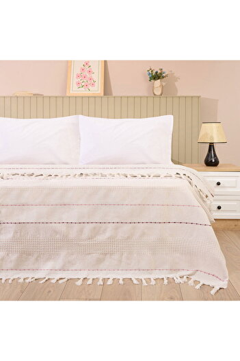 MATMEL Soft Solvia Single Bedspread - Cream - 160X230 cm