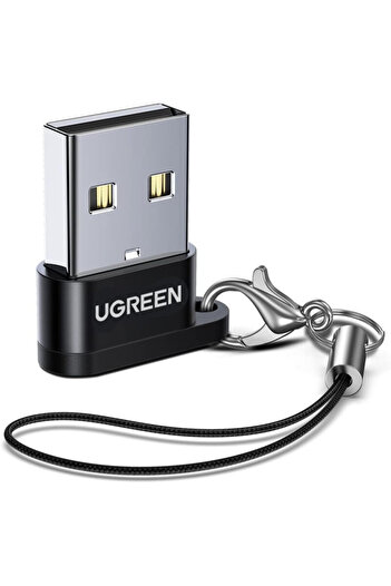 Ugreen Adaptor USB Male to USB-C Female, 3A Ugreen, black, 50568