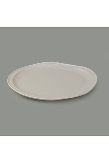 ASPARTAM Kitchen Bloom Serving Plate - Gray - 29 cm