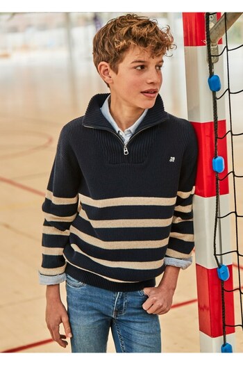 MAYORAL Men's Winter Sweater Navy Blue