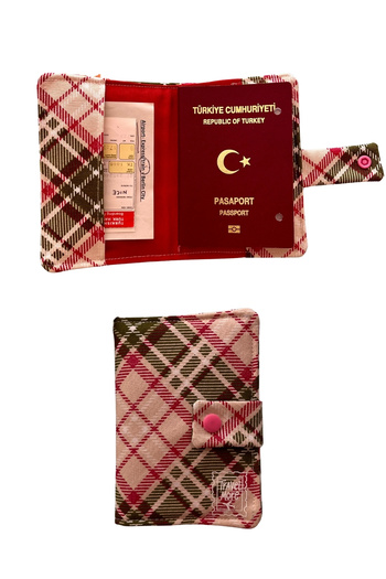 Outlet Çarşım Travel More Passport Cover Durable Premier Linen Passport Holder