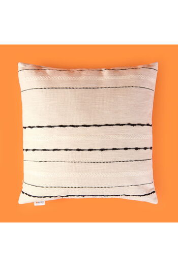 MATMEL Soft Riley Throw Pillow - Ecru - 40X40 cm