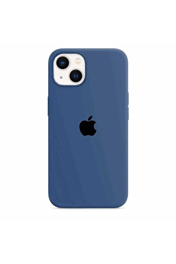 Apple Silicone Case for iPhone 15, Blue Jeans