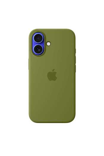 Apple Silicone Case for iPhone 16, Army Green