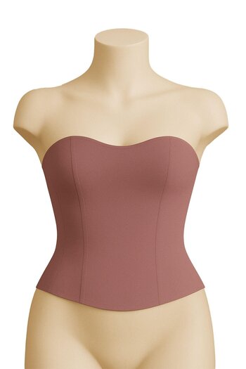 YILTER Dried Rose Emay 9155 Sweat-Absorbing Bustier