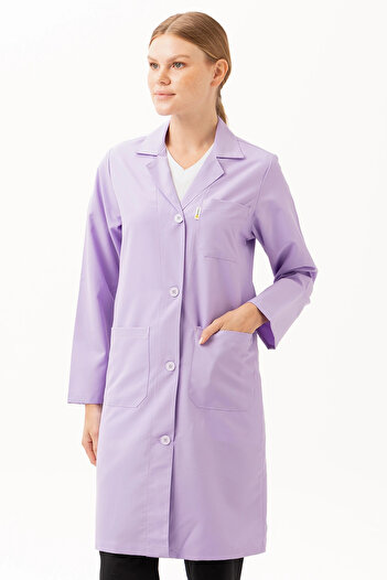 Kardelen İş Elbiseleri Vanessa women's apron - stylish, comfortable and durable, long sleeve model with pockets