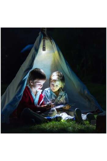 Kobi LED flashlight X-MPR 3, cold light (6000 K), focus, display, battery, black,