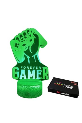 LEBLOU Gamer Forever LED 3D Night Lamp