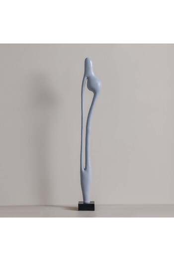 Danube Home Stark Metal Leaf Sculpture – Modern Abstract Decorative Art for Home & Office 37x8x36 cm