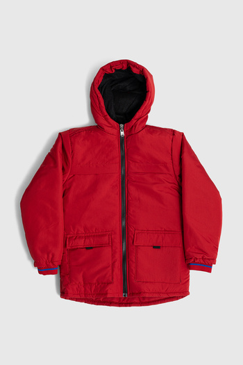 Go Veform Fiber-Filled Fleece Inner Lining Puffer Coat