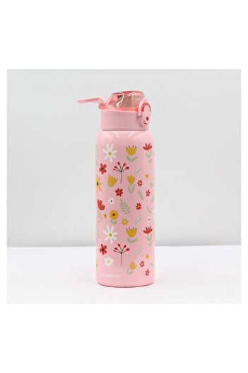 Uzspace Water Bottle Stainless Steel 700ml Coral Pink