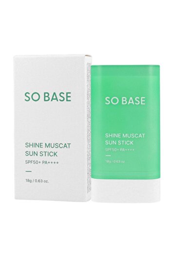 SO BASE Shine Muscat Sun Stick SPF50+ PA++++ 18 g - Sunscreen in a stick with grape extract