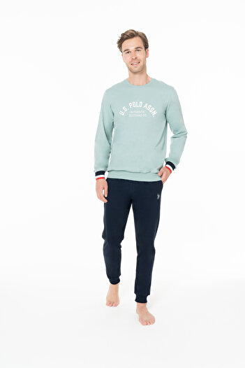 U.S. Polo Assn. Men's Licensed Winter Long Sleeve Pajama Set 18943