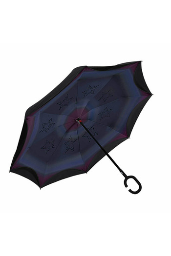 Perletti Black reversible rain umbrella